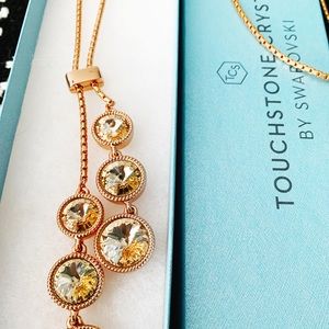Touchstone Crystal “Swing By Pendant” necklace